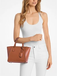 Taryn Small Leather Convertible Crossbody Bag