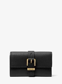Nolita Medium Pebbled Leather Tri-Fold Wallet