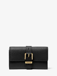 Nolita Medium Pebbled Leather Tri-Fold Wallet