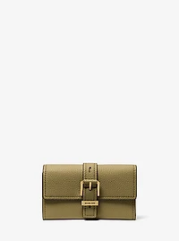 Nolita Medium Pebbled Leather Tri-Fold Wallet