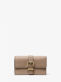 Nolita Medium Pebbled Leather Tri-Fold Wallet