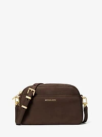 Jet Set Small Nubuck Camera Crossbody Bag