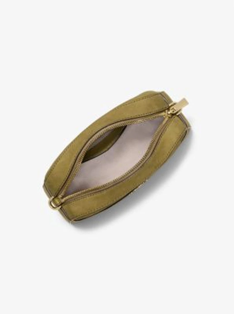 Jet Set Small Nubuck Camera Crossbody Bag