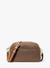 Jet Set Small Signature Logo Camera Crossbody Bag