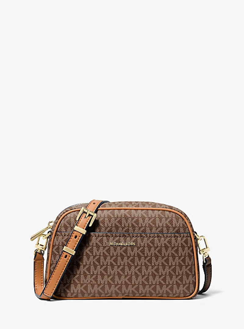 Jet Set Small Signature Logo Camera Crossbody Bag