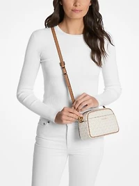 Jet Set Small Signature Logo Camera Crossbody Bag