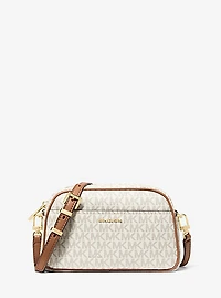 Jet Set Small Signature Logo Camera Crossbody Bag