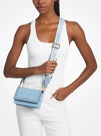 Jet Set Small Signature Logo Smartphone Crossbody Bag