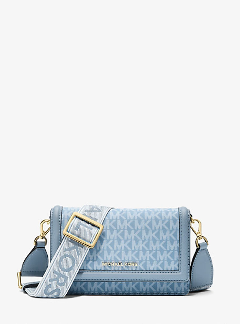 Jet Set Small Signature Logo Smartphone Crossbody Bag