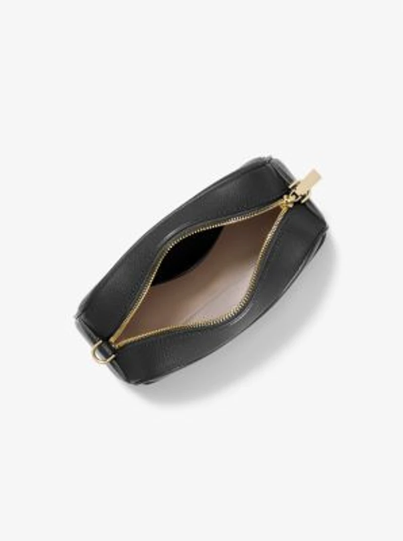Jet Set Small Leather Camera Crossbody Bag