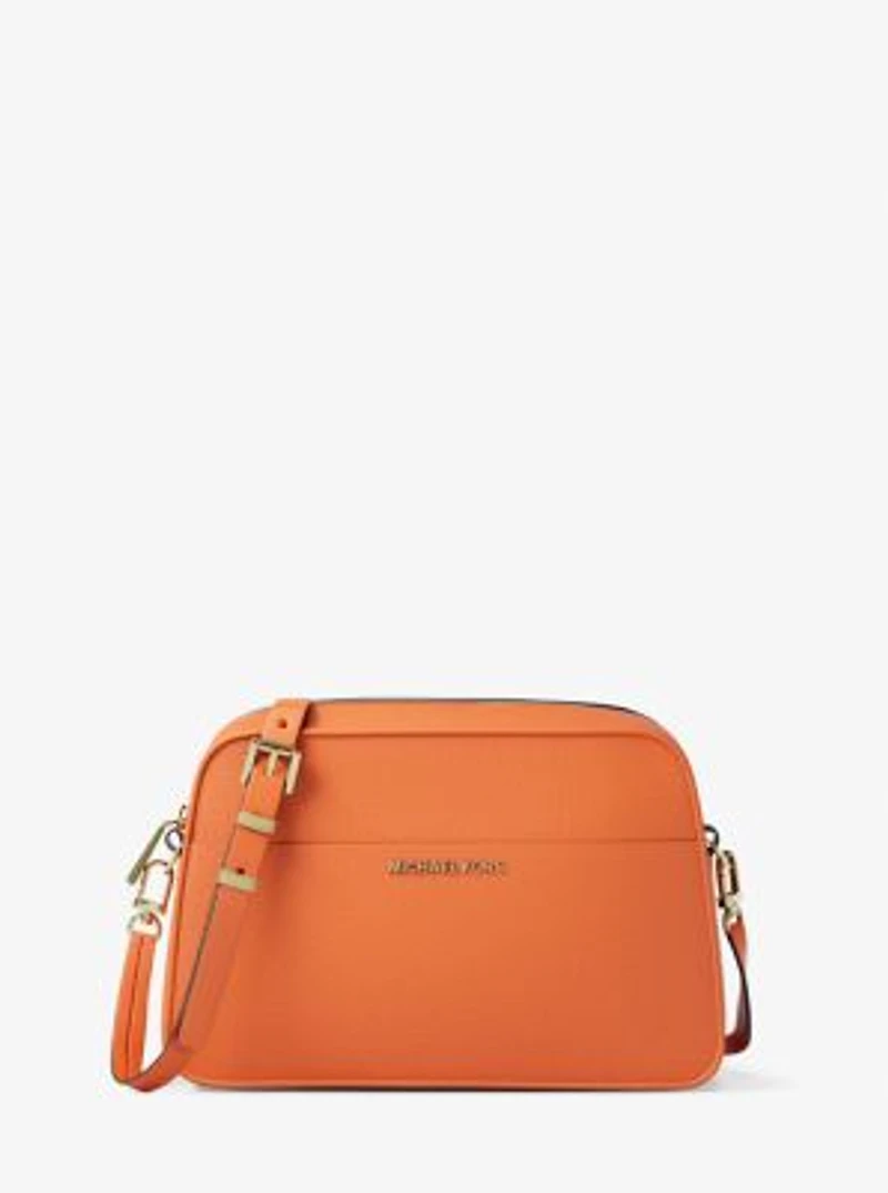 Jet Set Small Leather Camera Crossbody Bag