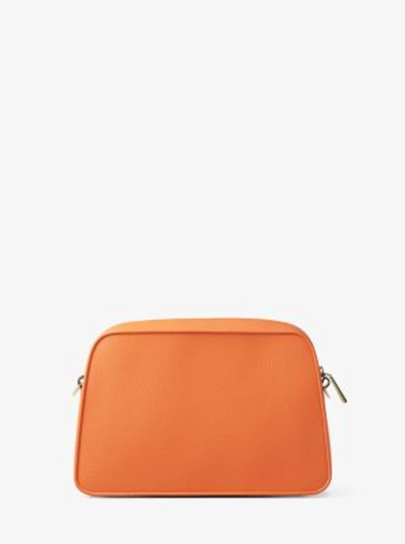 Jet Set Small Leather Camera Crossbody Bag