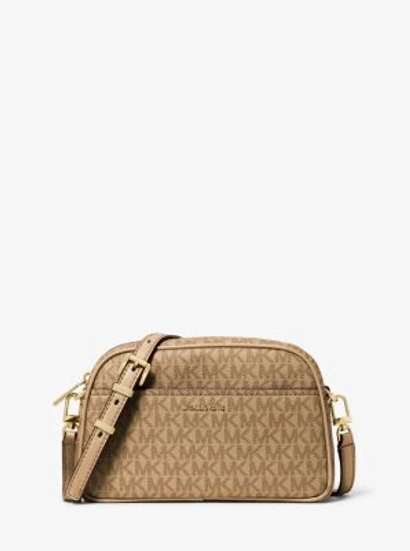 Jet Set Small Signature Logo Camera Crossbody Bag