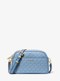 Jet Set Small Signature Logo Camera Crossbody Bag