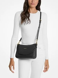Jet Set Medium Pebbled Leather Convertible Crossbody Bag