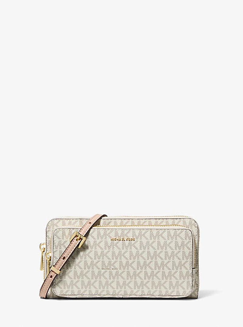 Jet Set Large Signature Logo Convertible Crossbody Bag