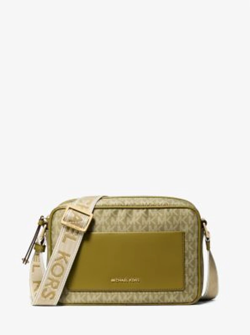 Jet Set Large Signature Logo Crossbody Bag