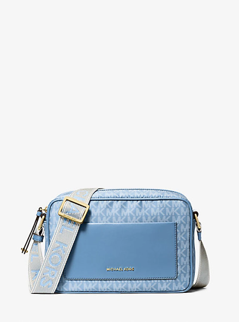 Jet Set Large Signature Logo Crossbody Bag