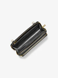 Jet Set Large Pebbled Leather Convertible Crossbody Bag