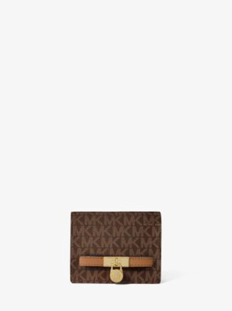 Hamilton Moderne Small Signature Logo Wallet