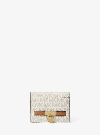 Hamilton Moderne Small Signature Logo Wallet