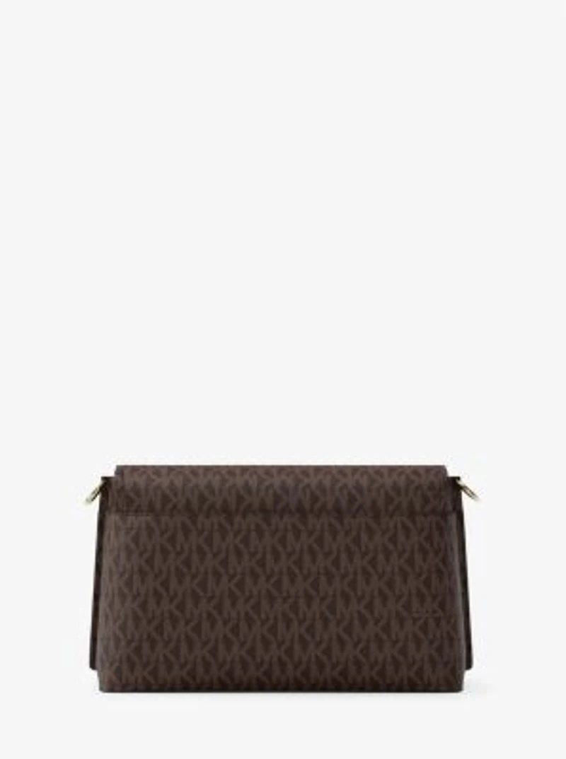 Evelyn Medium Signature Logo Crossbody Bag