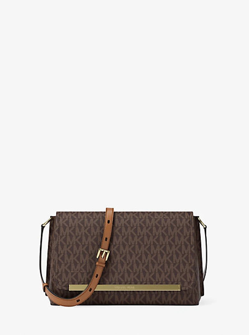 Evelyn Medium Signature Logo Crossbody Bag