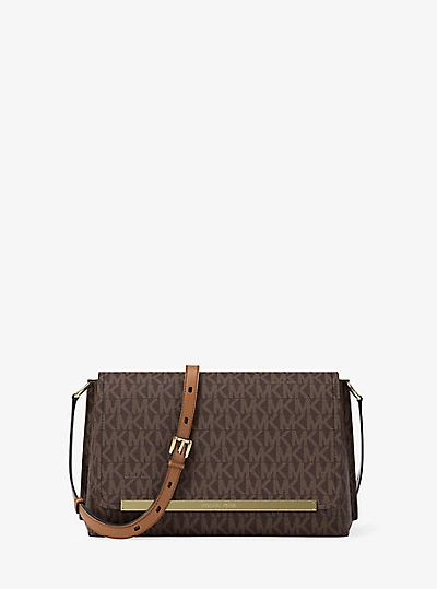 Evelyn Medium Signature Logo Crossbody Bag