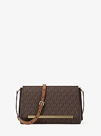 Evelyn Medium Signature Logo Crossbody Bag