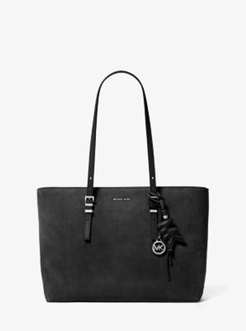 Puffy Logo Leather Bag Charm