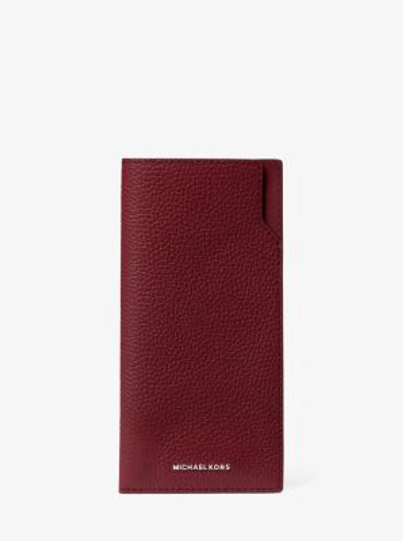 Jet Set Pebbled Leather Sunglass Case