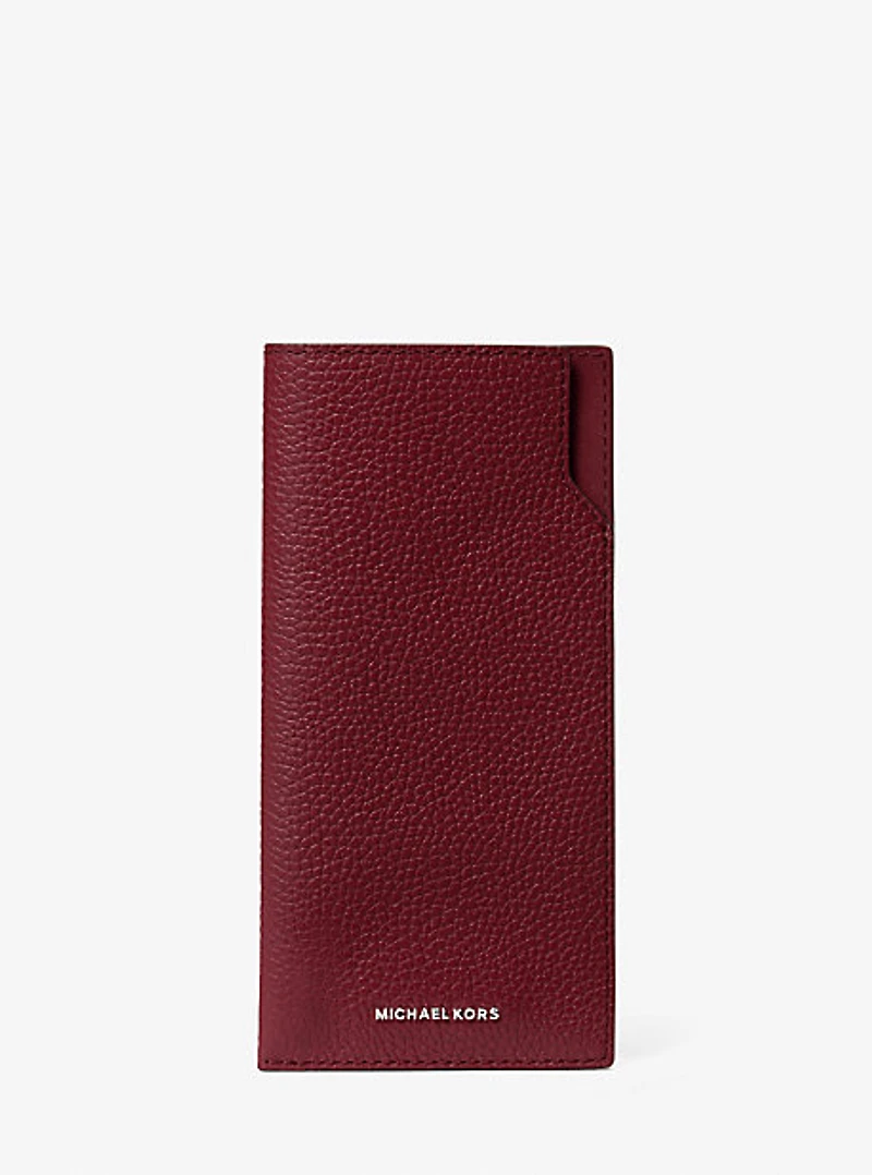 Jet Set Pebbled Leather Sunglass Case