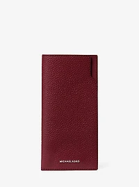 Jet Set Pebbled Leather Sunglass Case