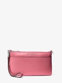 Jet Set Medium Pebbled Leather Convertible Wristlet