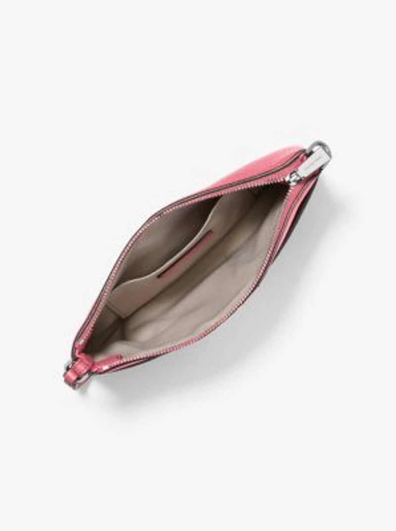 Jet Set Medium Pebbled Leather Convertible Wristlet