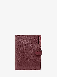 Jet Set Signature Logo Passport Wallet