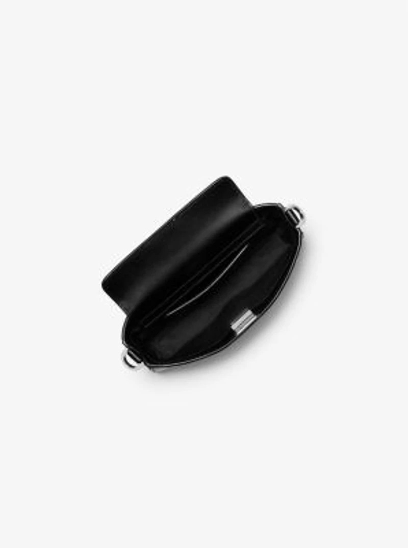 Bryant Small Metallic Signature Logo Convertible Pochette