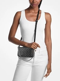 Bryant Small Metallic Signature Logo Convertible Pochette