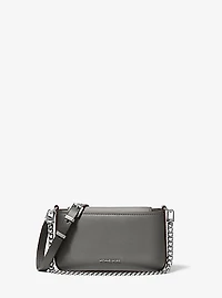 Bryant Small Burnished Leather Convertible Crossbody Bag