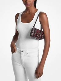 Zoe Small Burnished Leather Pochette