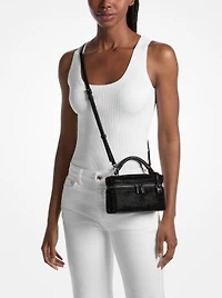 Jana Extra-Small Embellished Suede Convertible Crossbody Bag