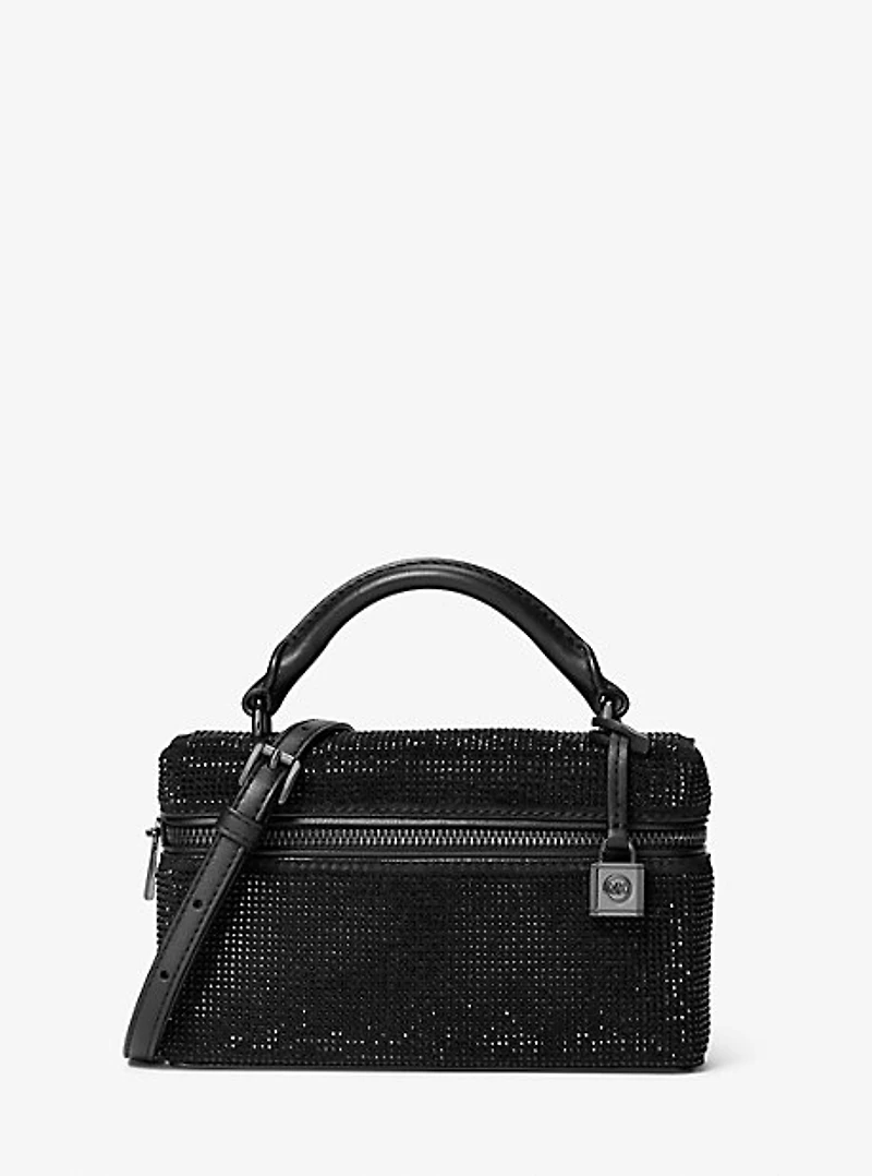 Jana Extra-Small Embellished Suede Convertible Crossbody Bag
