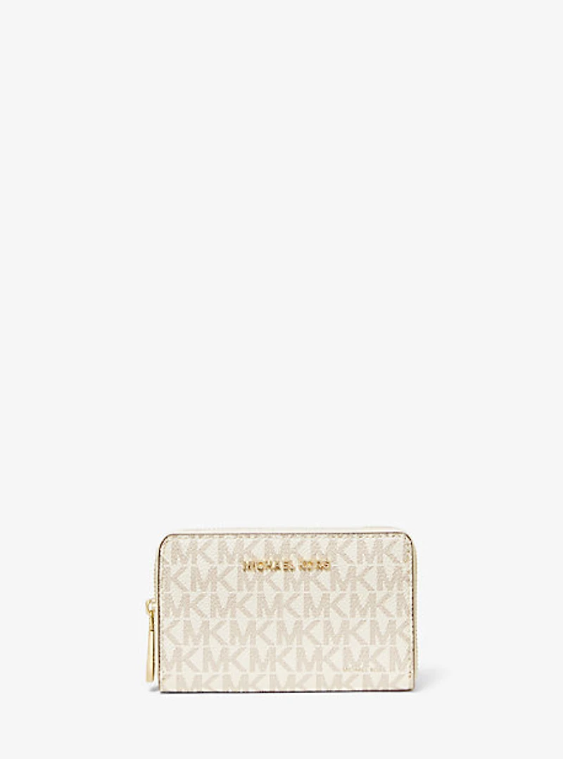 Small Logo and Leather Wallet
