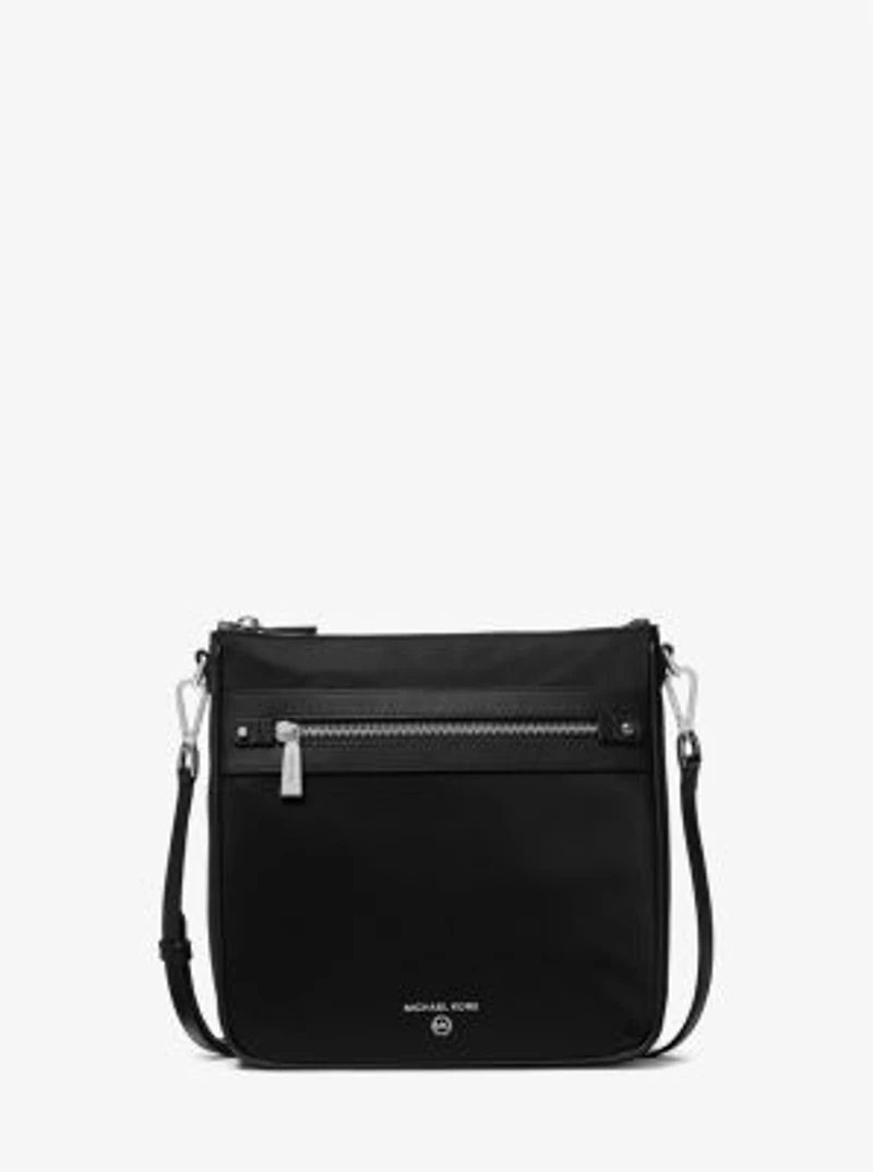 Jet Set Large Nylon Gabardine Messenger Bag
