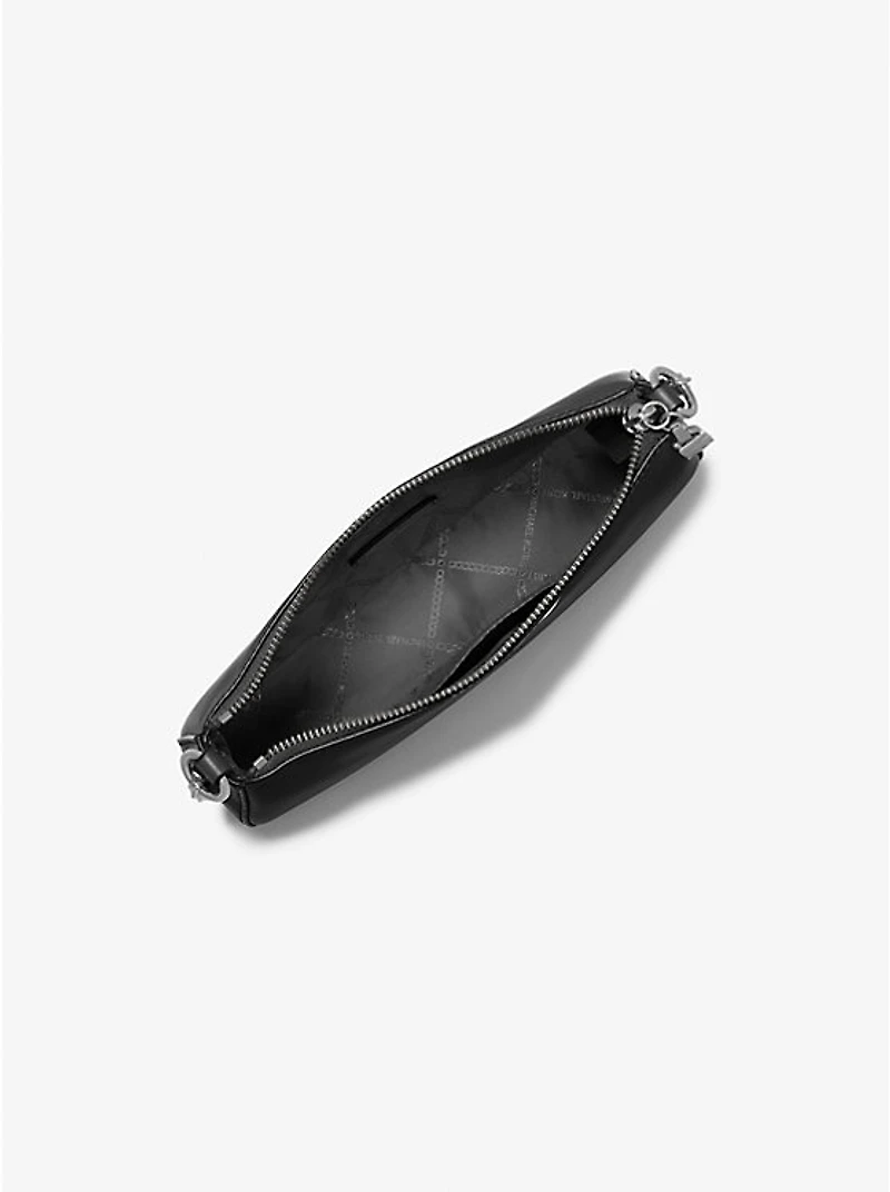 Empire Medium Leather Chain-Link Pochette