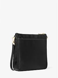 Jet Set Large Nylon Gabardine Messenger Bag