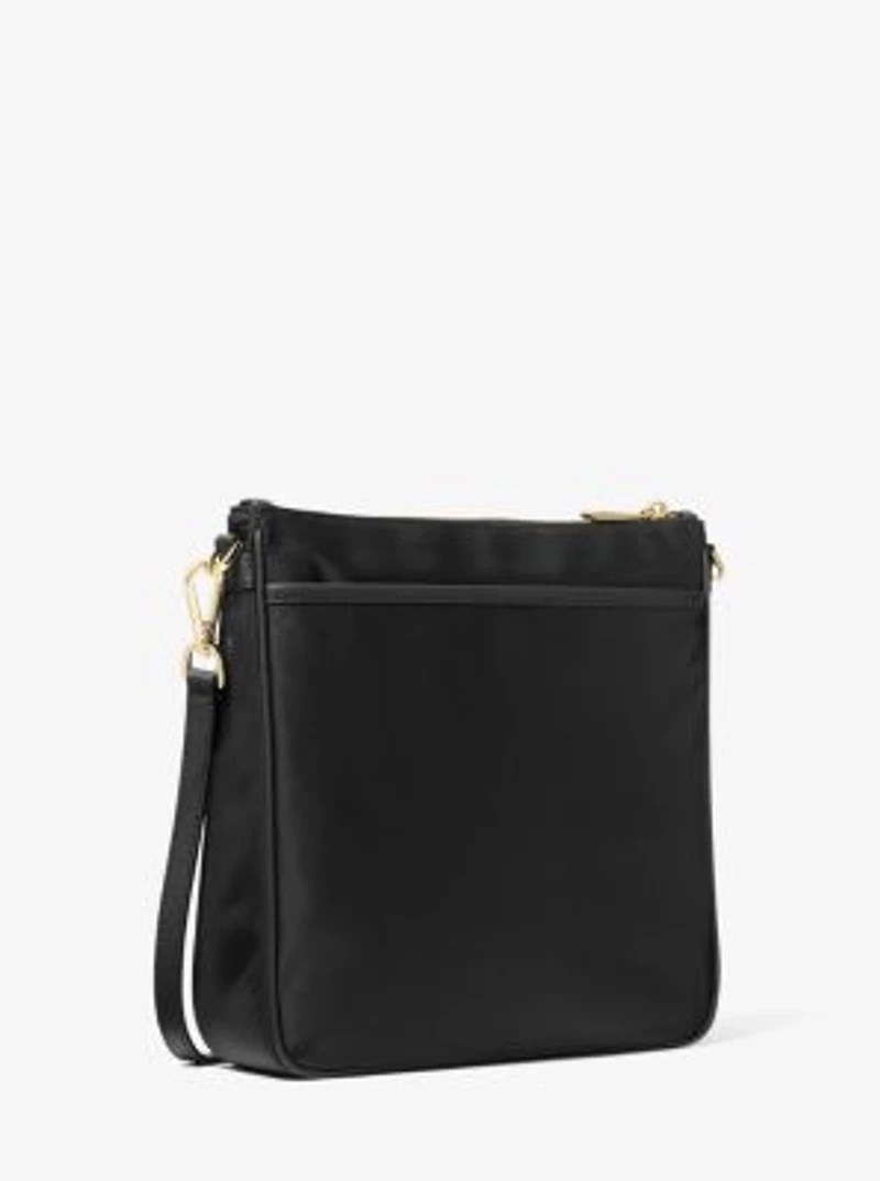 Jet Set Large Nylon Gabardine Messenger Bag