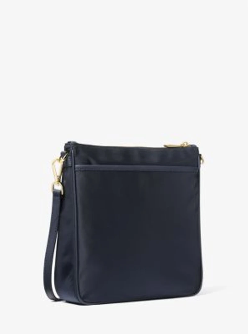 Jet Set Large Nylon Gabardine Messenger Bag