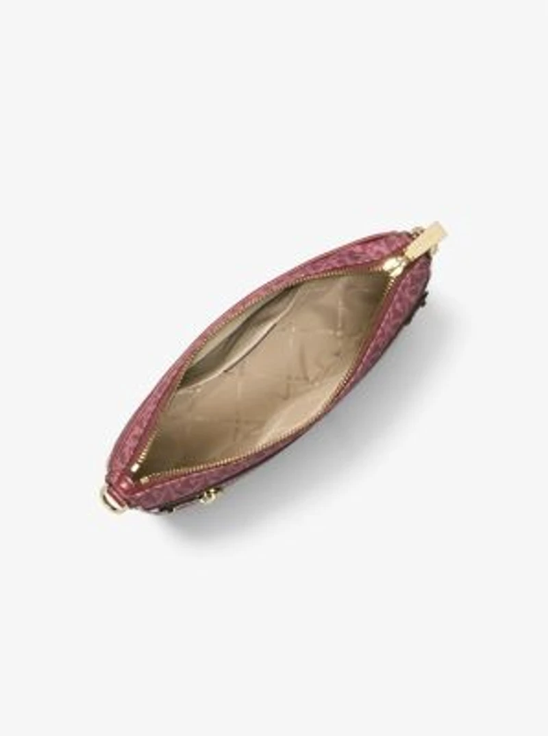 Jet Set Large Signature Logo Printed Crossbody Bag