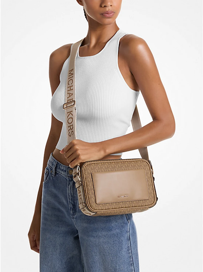 Maeve Large Signature Logo Crossbody Bag